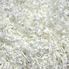 Teplá bílá papírová výplň do dárkových krabiček ZZ – 1 kg