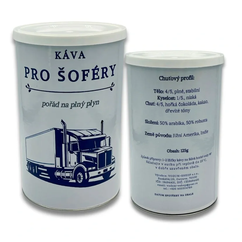 Darčeková káva pre tých, ktorí riadia veľké vozy. Zrnová alebo mletá výberová káva aj ako vianočný darček Darčeková káva pre tých, ktorí riadia veľké vozy. Zrnová alebo mletá výberová káva aj ako vianočný darček