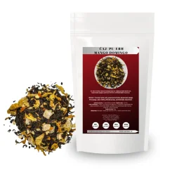 Čaj Pu-Erh Mango Domingo – exotická harmonie čaje císařů a manga