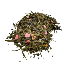 Zelený čaj Romeo a Julie – Láska zrozená v lístcích Senchi a květech růží