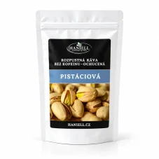 Bezkofeinová rozpustná káva Pistáciová